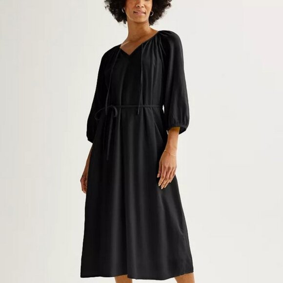 Sonoma Dresses & Skirts - Sonoma Linen Blend Midi Dress XL